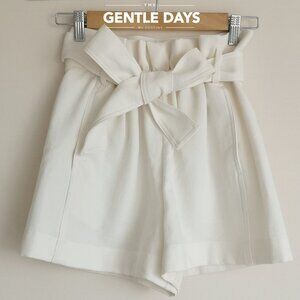 ARITZIA Wilfred Paperbag Shorts in Light Birch, Size 0